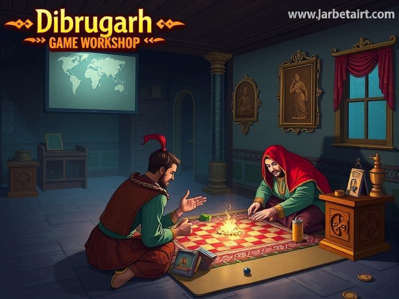 Game development workstation with multiple monitors